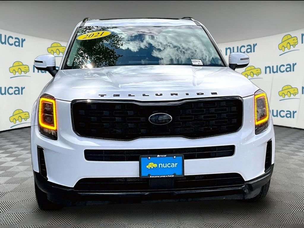 Used 2021 White Kia EX image 2