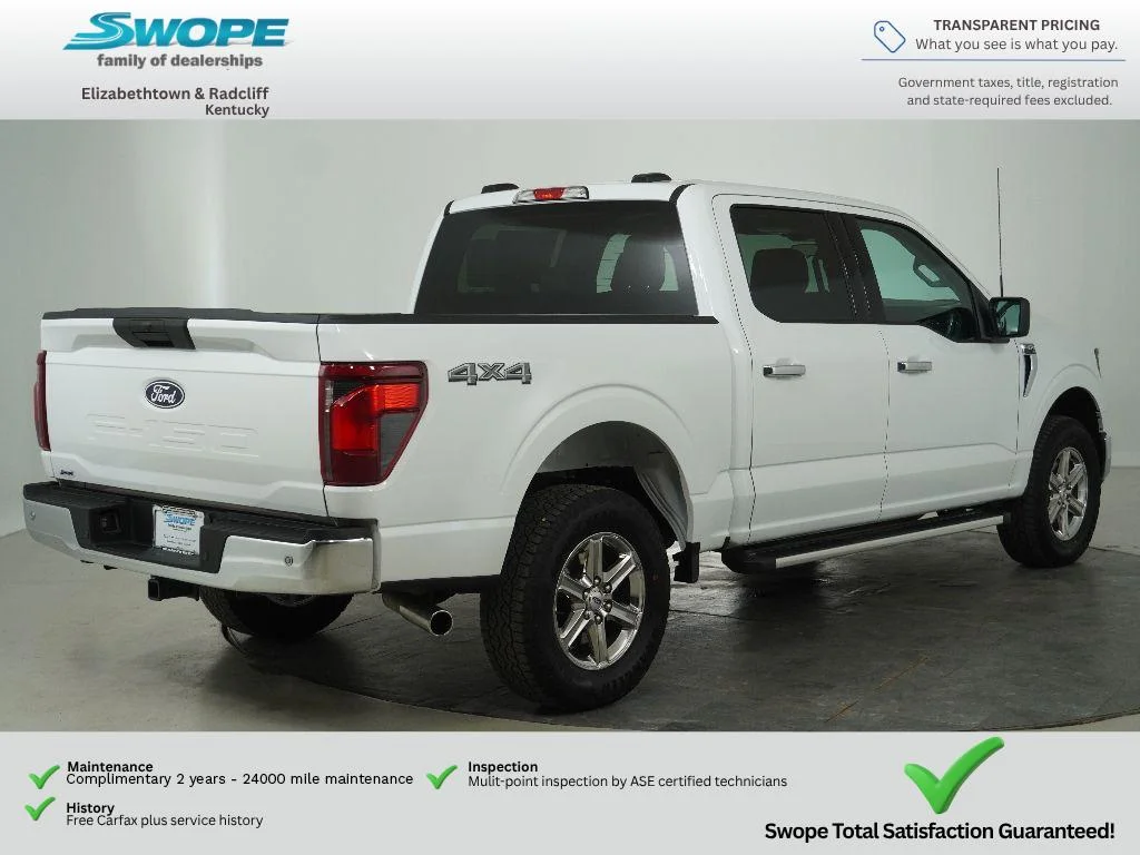 Used 2025 Oxford White Ford XLT image 3
