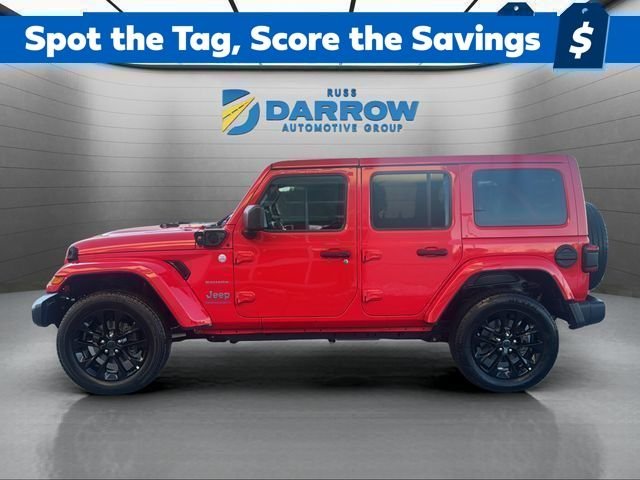 Used 2024 Jeep Wrangler 4xe Sahara 4XE with VIN 1C4RJXP63RW270972 for sale in West Bend, WI