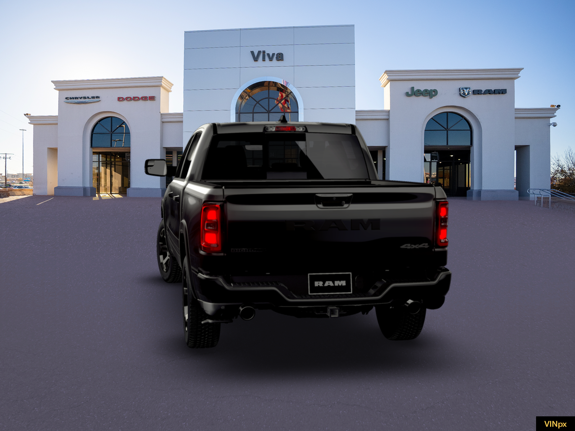New 2026 Diamond Black Crystal Pearl-Coat Exterior Paint RAM Big Horn/Lone Star image 13