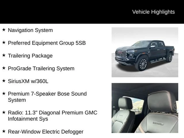 Used 2023 Onyx Black GMC Denali image 7