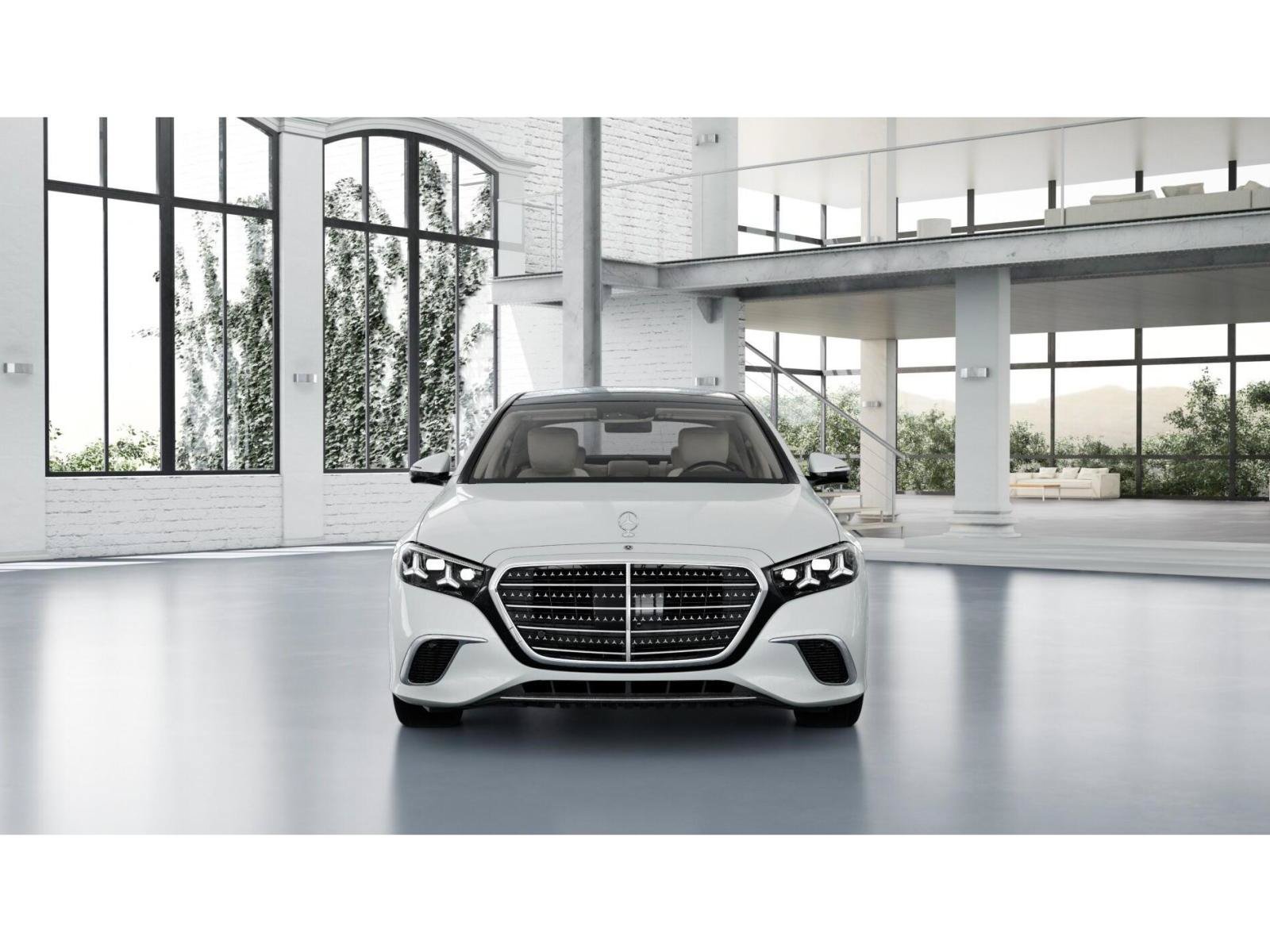 New 2027 MANUFAKTUR Moonlight White Metallic Mercedes-Benz S 500 4MATIC® Sedan image 7