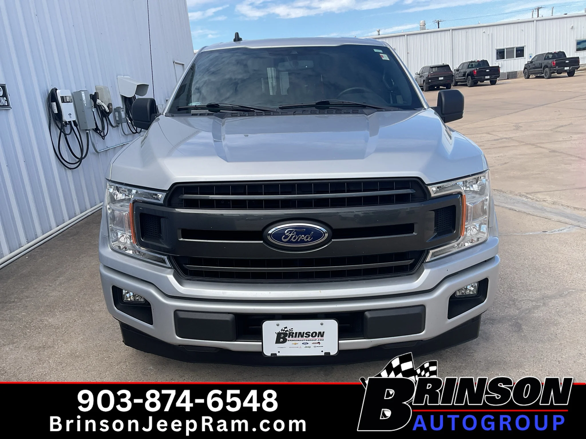 Used 2019 Ingot Silver Metallic Ford XLT image 2