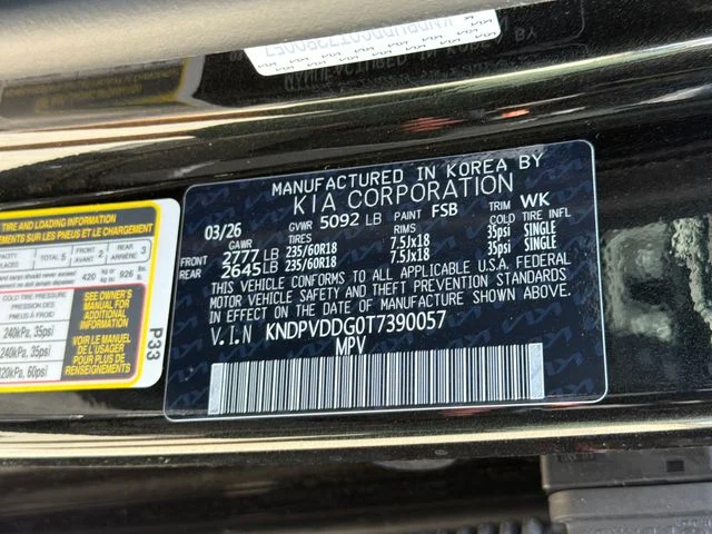 New 2026 Fusion Black Kia EX image 25