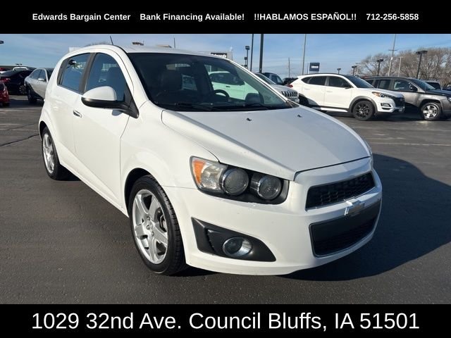 Used 2015 Chevrolet Sonic LTZ with VIN 1G1JE6SB3F4123809 for sale in Council Bluffs, IA