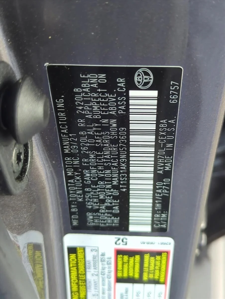 Used 2022 Predawn Gray Mica Toyota Hybrid SE image 28
