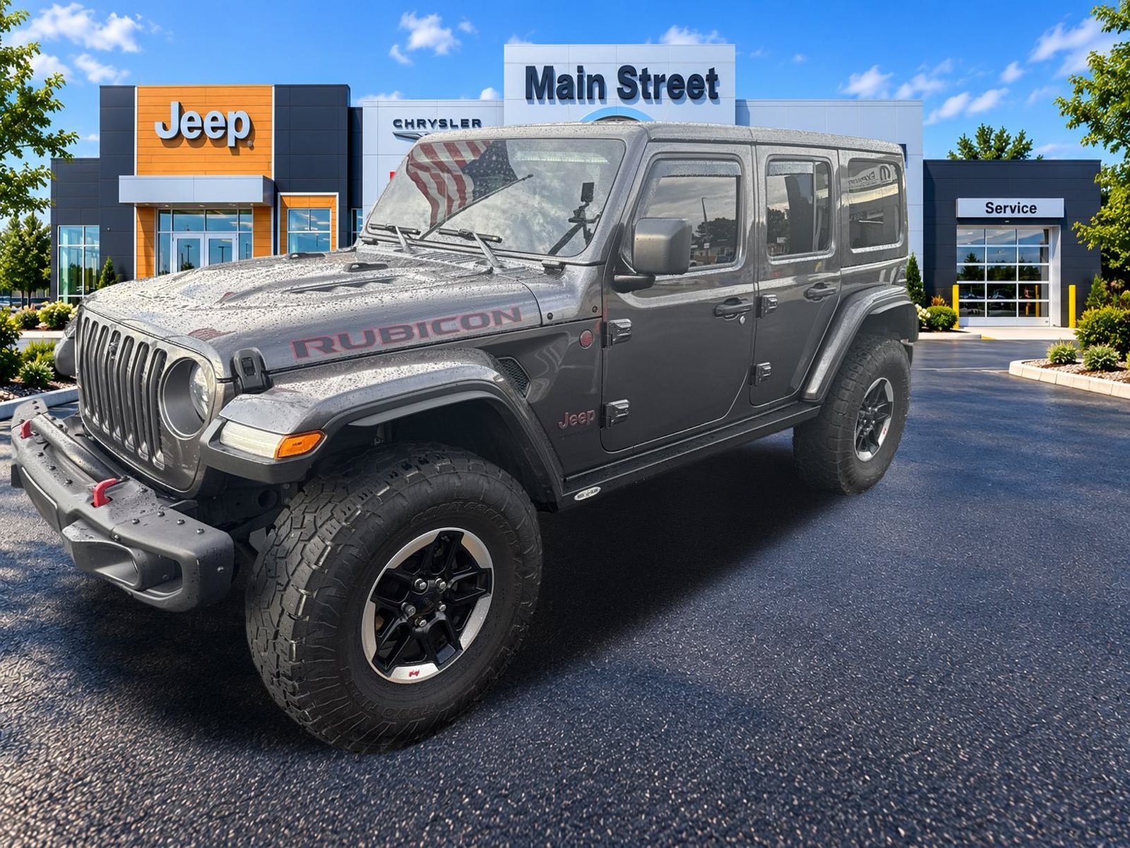 Used 2021 Jeep Wrangler Unlimited Rubicon with VIN 1C4JJXFM4MW579016 for sale in Kansas City