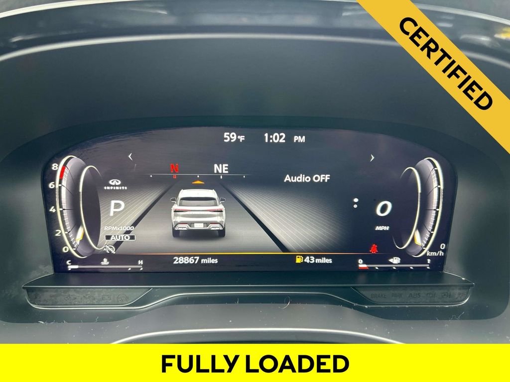 Certified Used 2023 Silver INFINITI LUXE image 24