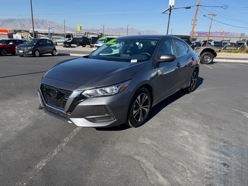 Used 2023 Gun Metallic Nissan SV image 7