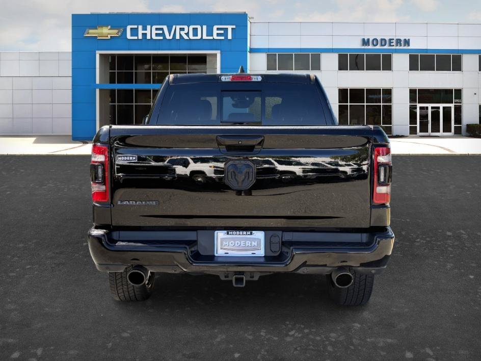 Used 2023 Diamond Black Crystal Pearlcoat Ram Laramie image 4