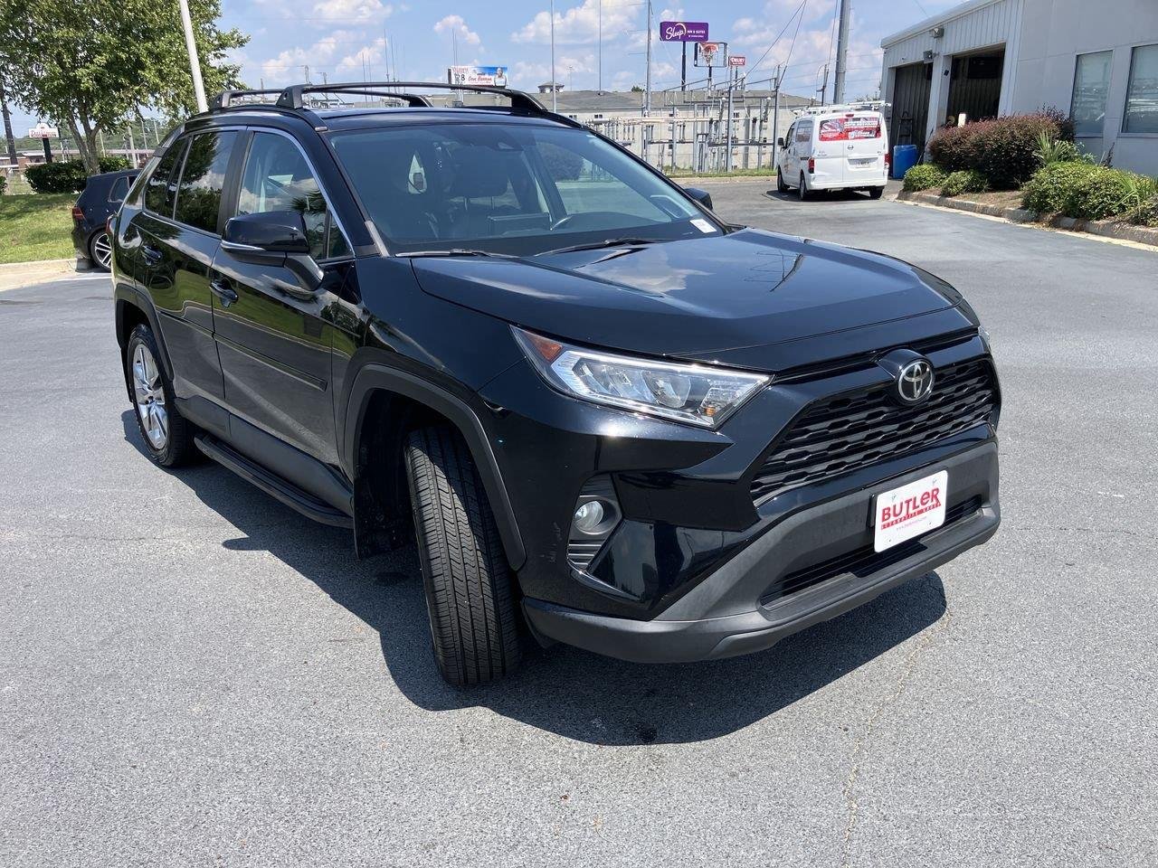 Used 2021 Black (Midnight Black Metallic) Toyota XLE Premium AWD image 7