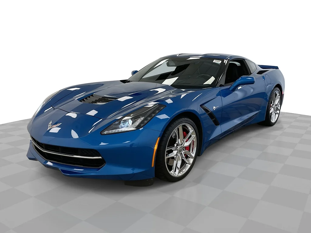 Used 2015 BLUE Chevrolet Stingray Z51 image 1