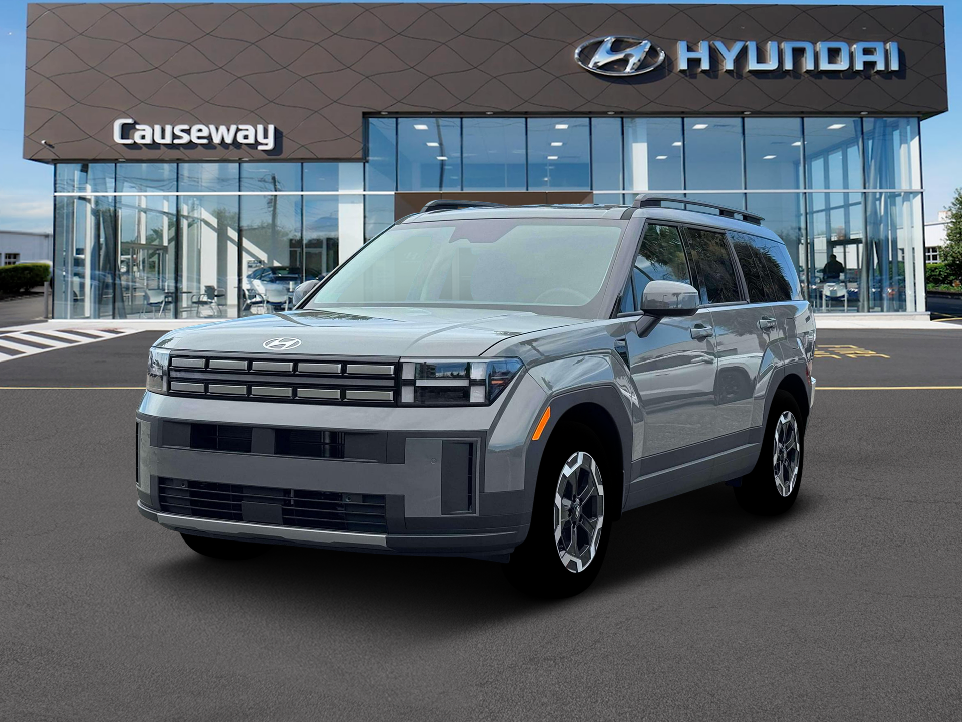 New 2026 Gray Hyundai SEL AWD image 1