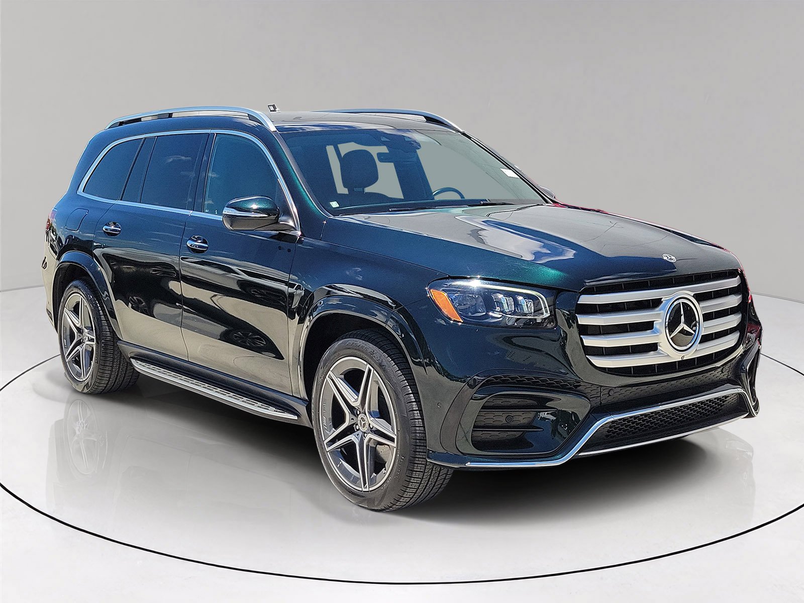 Certified Used 2024 Emerald Green Metallic Mercedes-Benz GLS 450 image 1