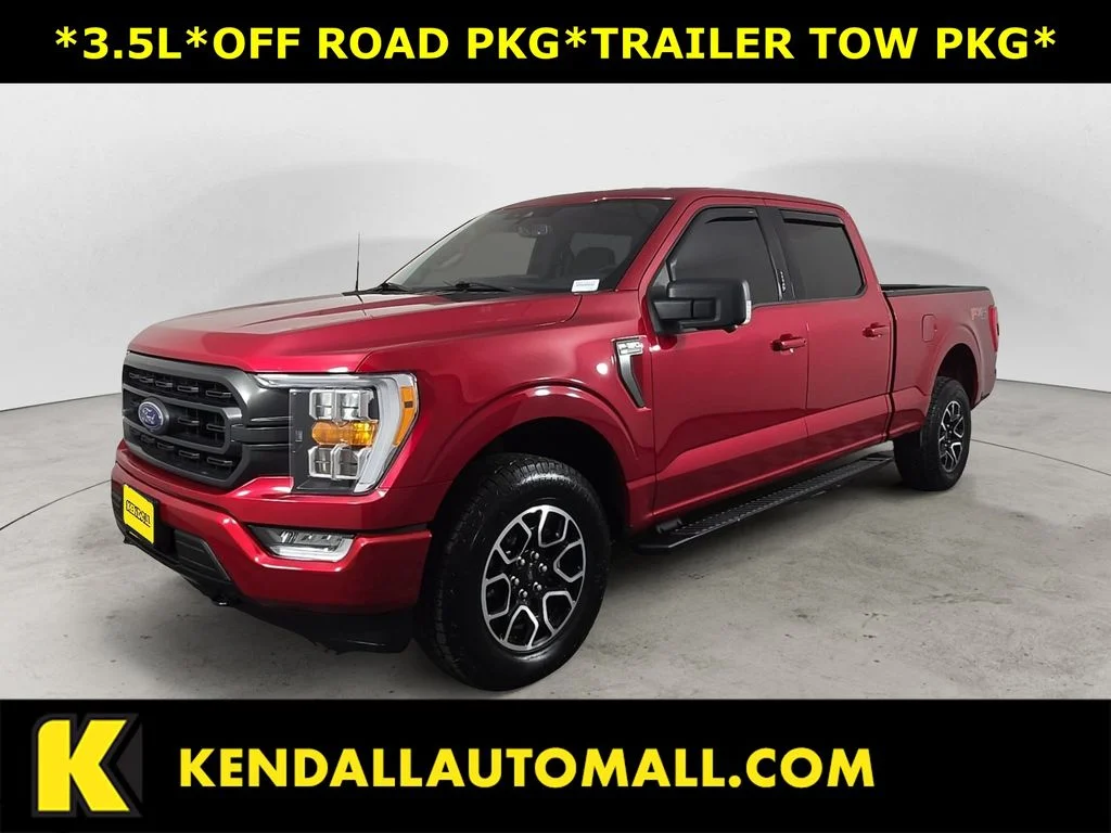 Used 2021 Red Ford XLT image 1