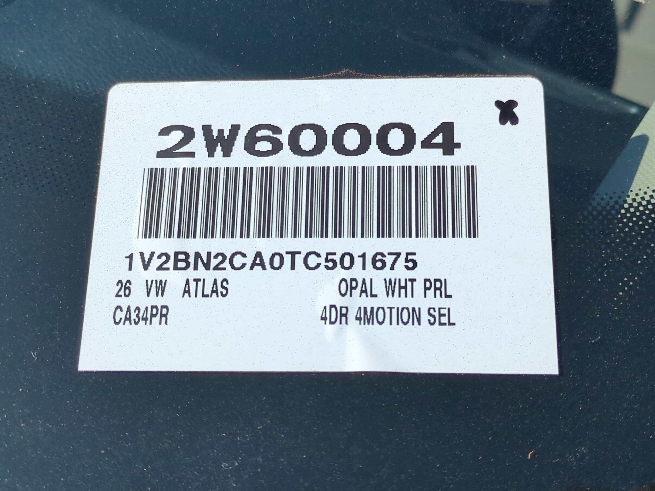 New 2026 Opal White Pearl Volkswagen 2.0T SEL image 18