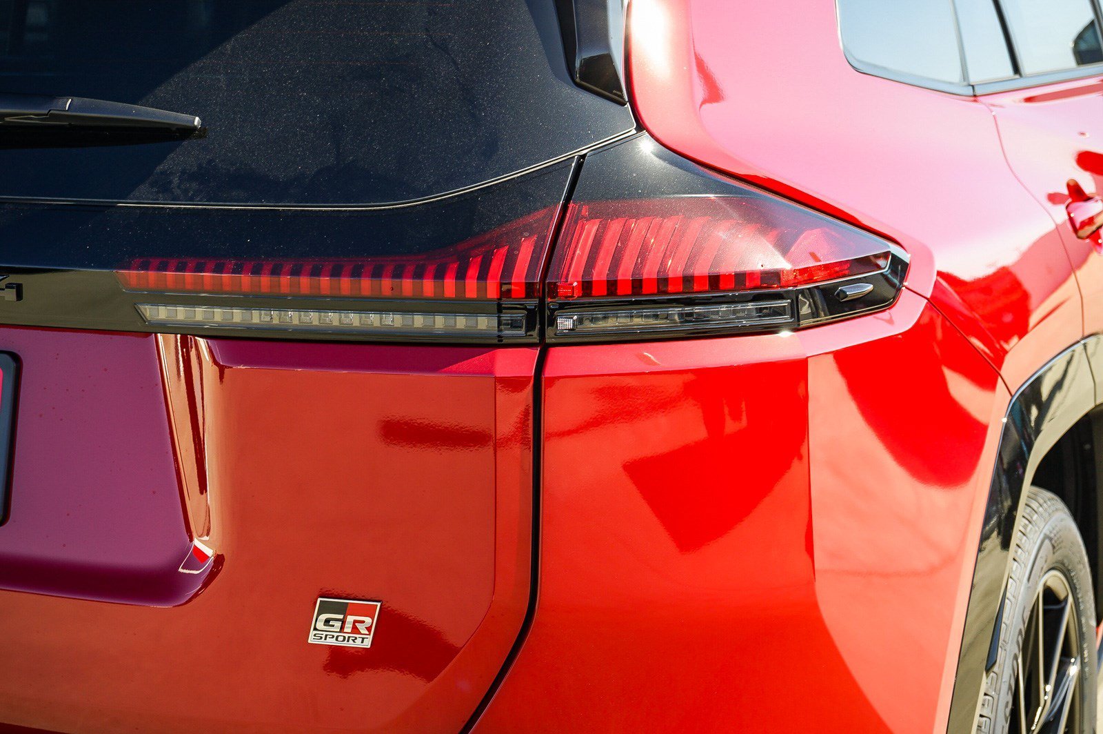 New 2026 Supersonic Red with Midnight Black Metallic roof Toyota GR SPORT image 7