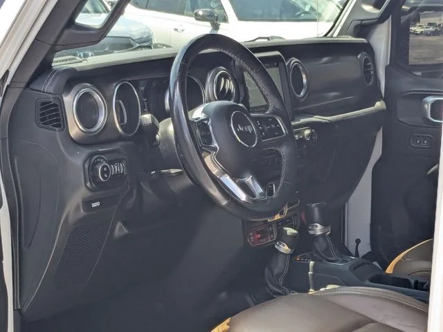 Used 2020 Bright White Clearcoat Jeep Rubicon image 2