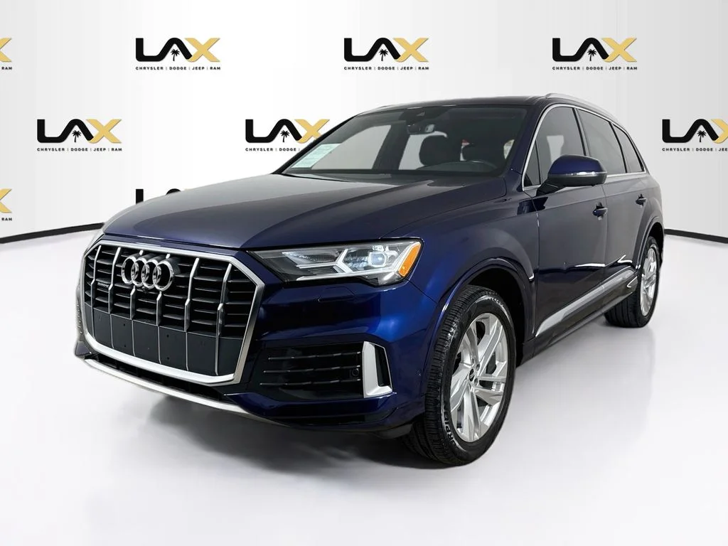 Used 2021 Blue Audi 55 Premium image 3