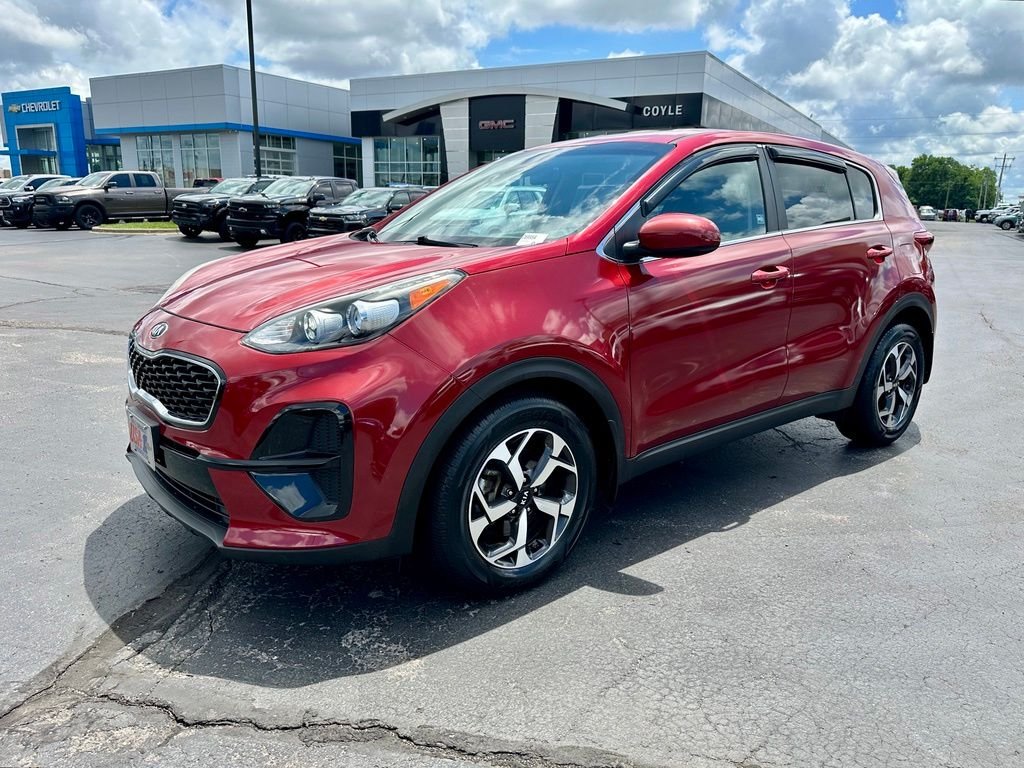 Used 2020 Red Kia LX image 7