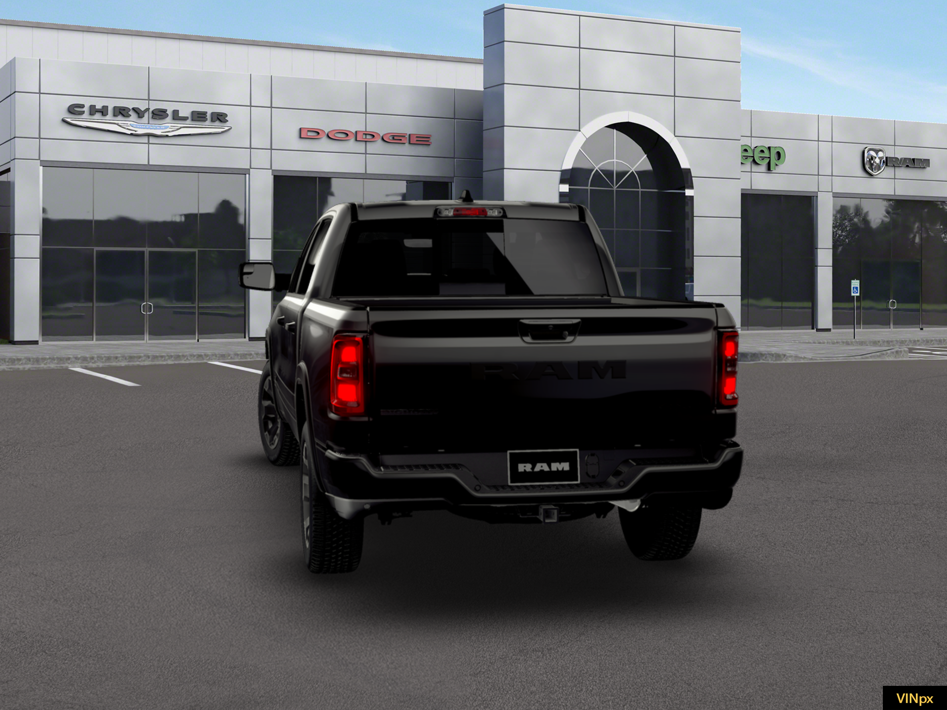 New 2026 Diamond Black Crystal Pearl-Coat Exterior Paint RAM  image 13