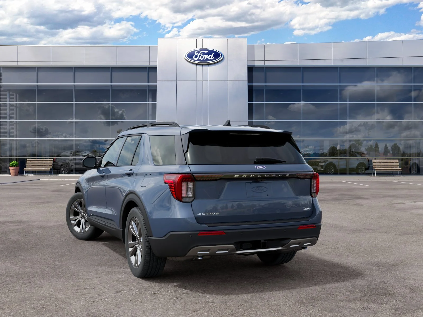 New 2027 Vapor Blue Metallic Ford Active image 31