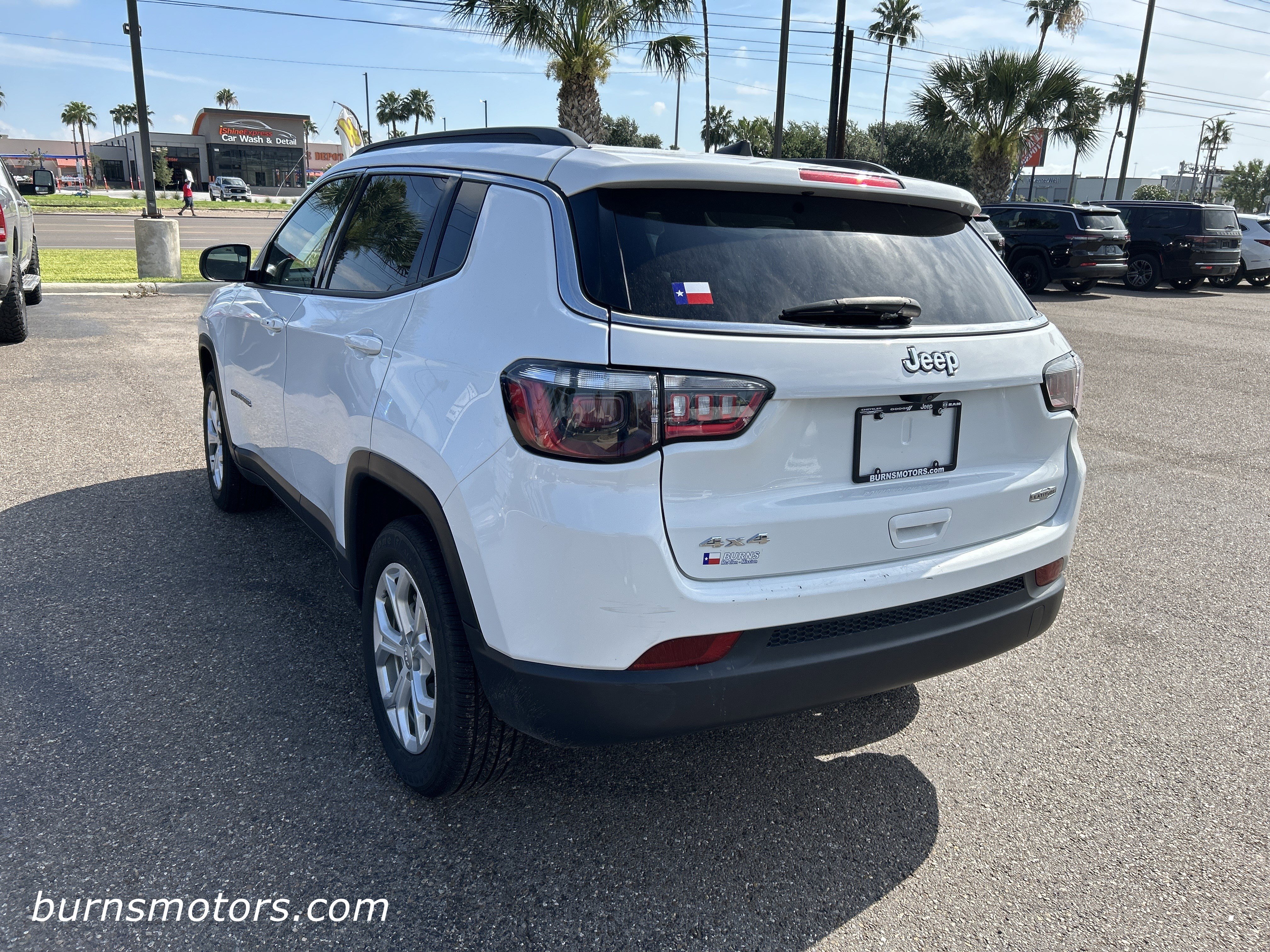 Used 2024 Bright White Jeep Latitude image 6