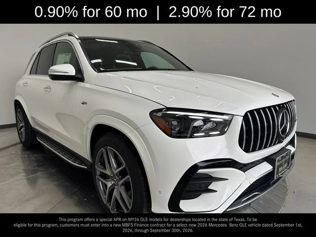 New 2026 Polar White Mercedes-Benz GLE 53 AMG® image 1