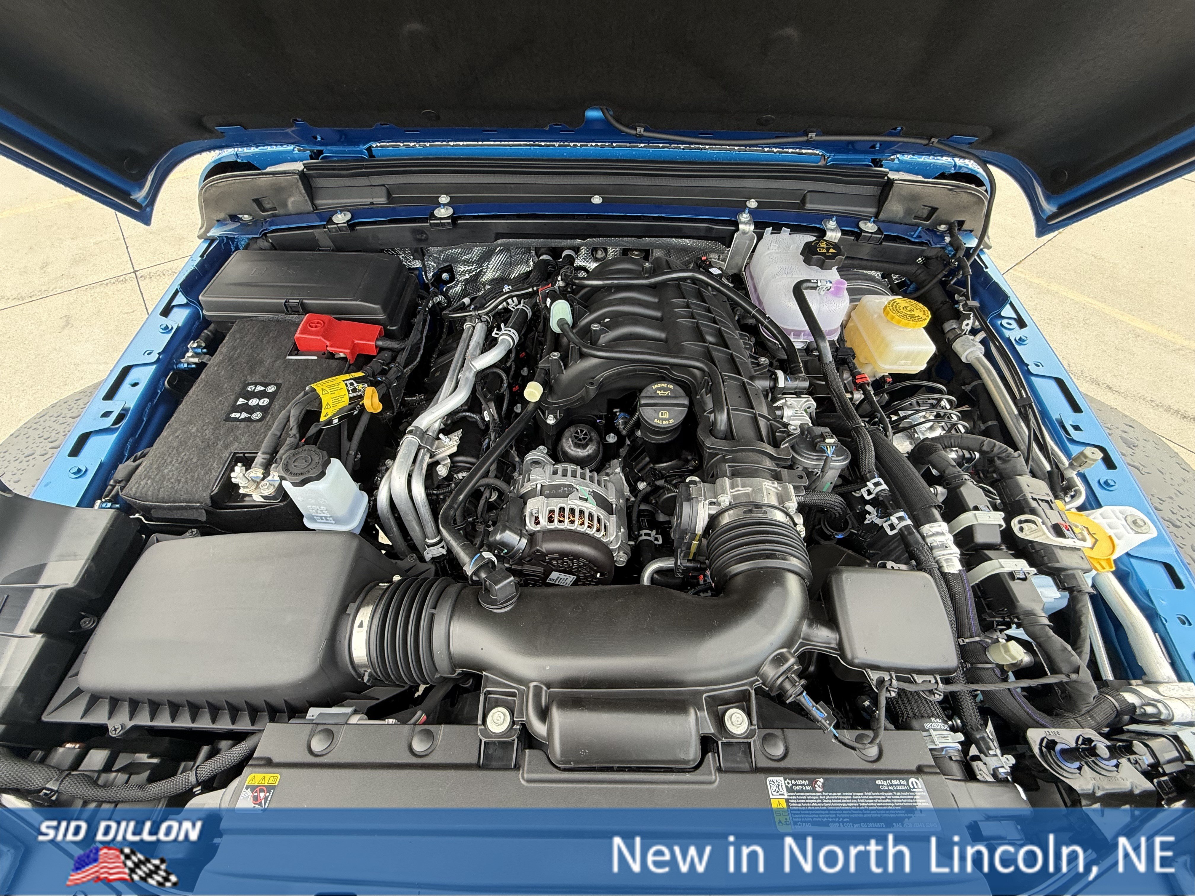 New 2026 Hydro Blue Pearl-Coat Exterior Paint Jeep 4-Door Sport S 4x4 image 5