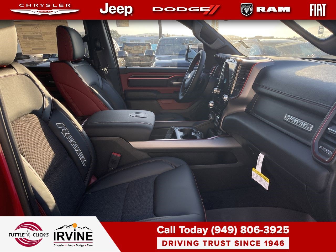 New 2026 Molten Red Pearl-Coat Exterior Paint RAM Rebel image 16