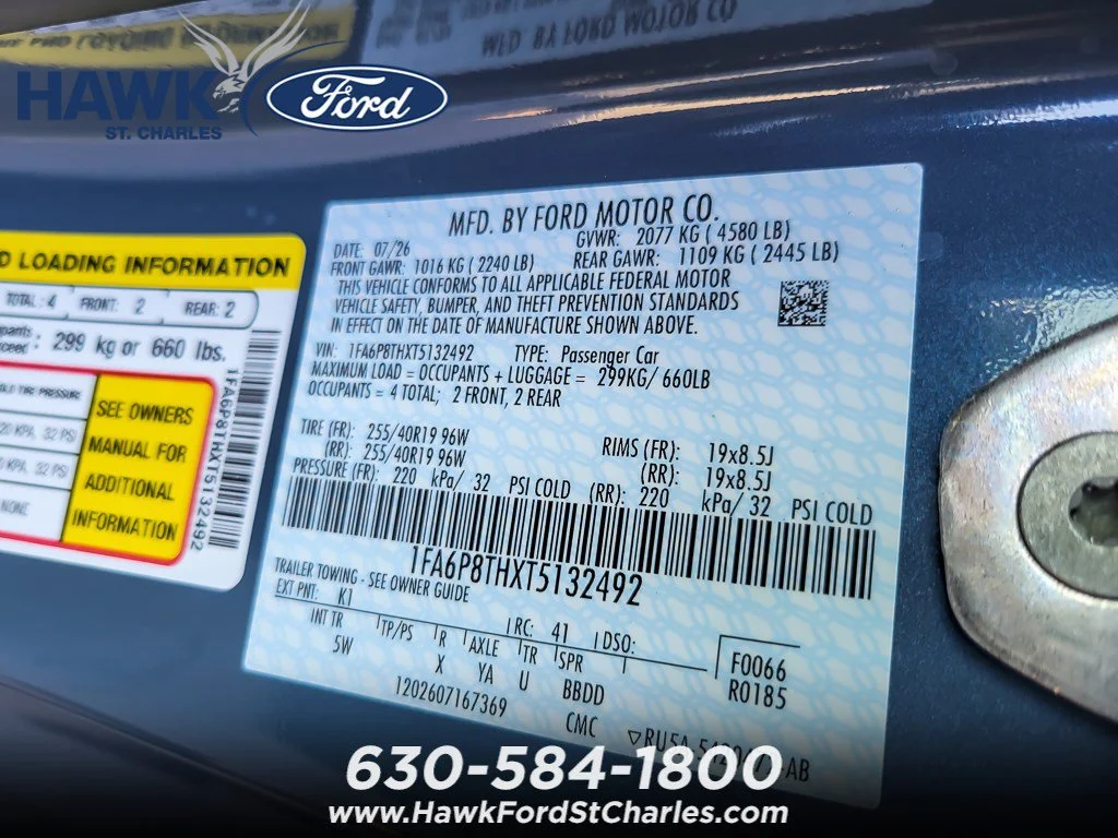 New 2026 Vapor Blue Metallic Ford EcoBoost® Premium Fastback image 18