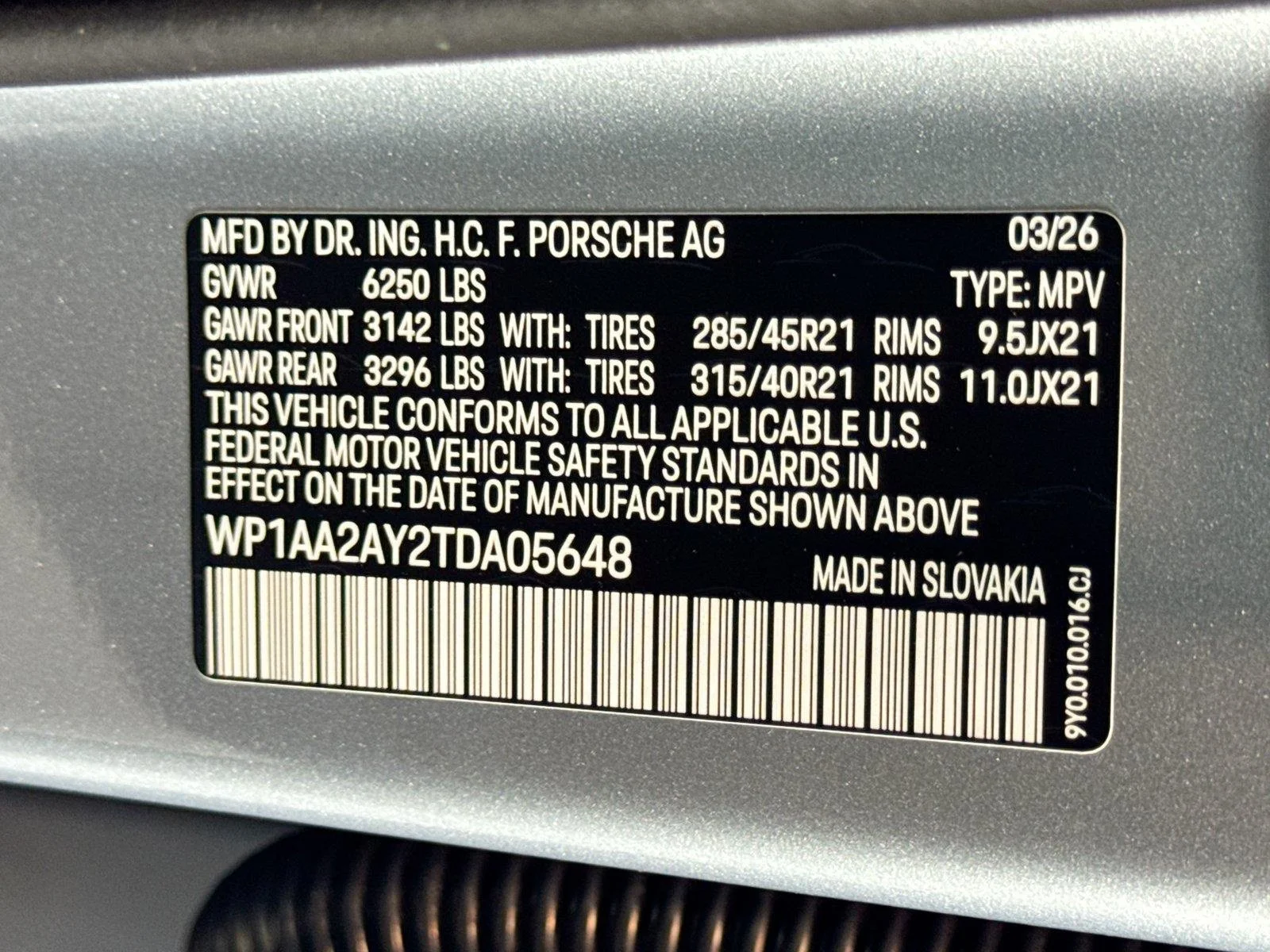 New 2026 Dolomite Silver Metallic Porsche  image 27