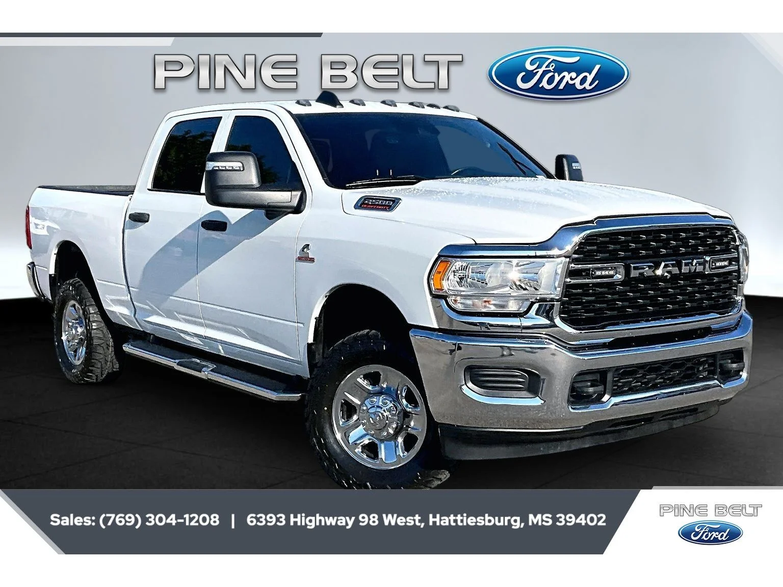 Used 2023 Bright White Clearcoat Ram Tradesman image 1