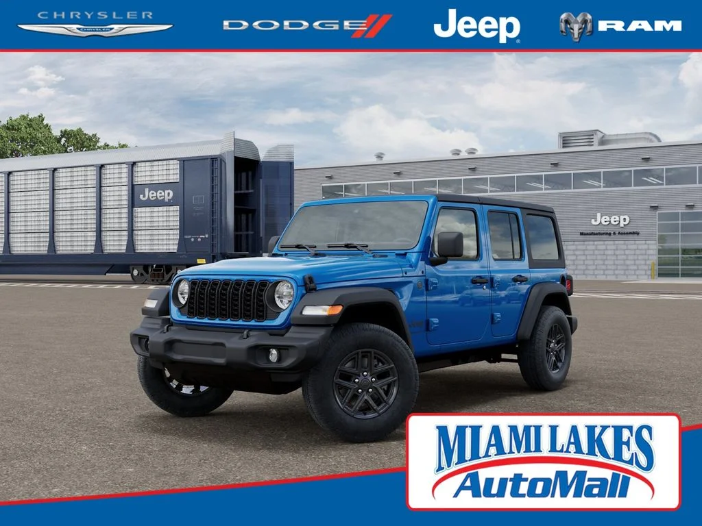 New 2026 Hydro Blue Pearl-Coat Exterior Paint Jeep Sport S image 1