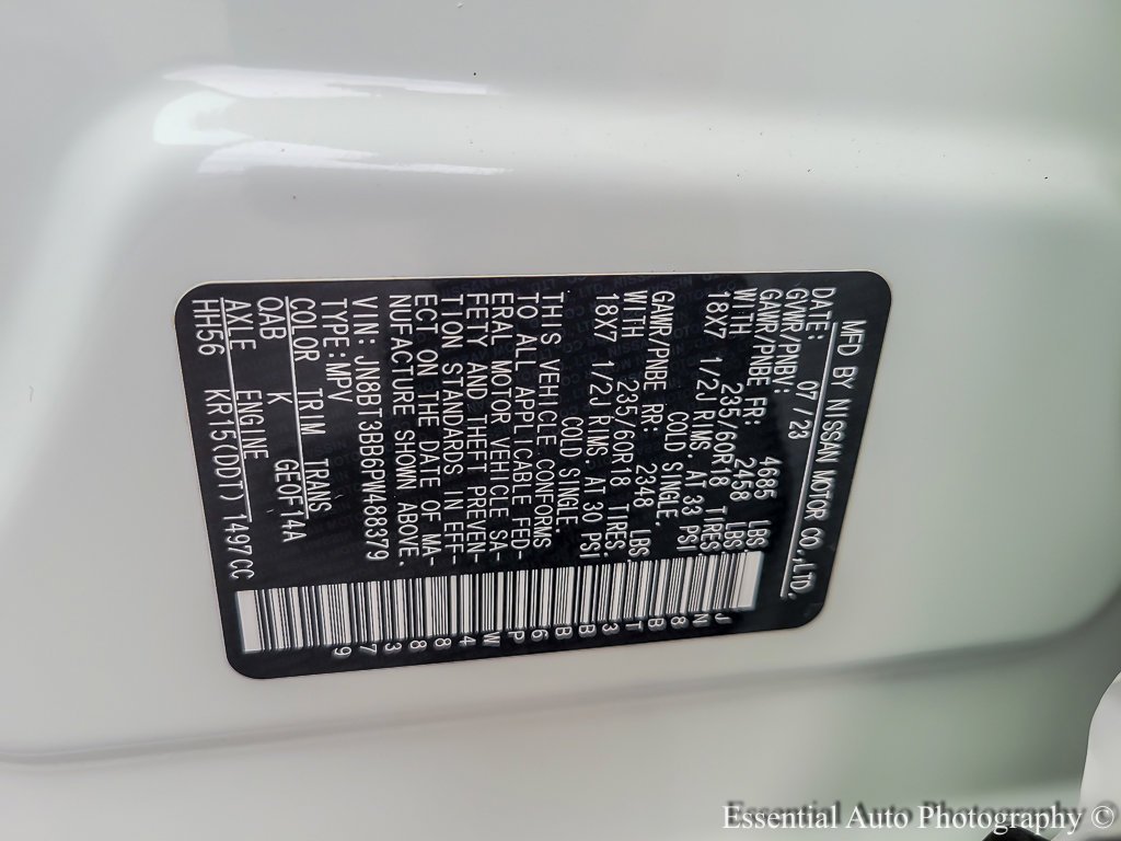 Certified Used 2023 Pearl White Tricoat Nissan SV image 23