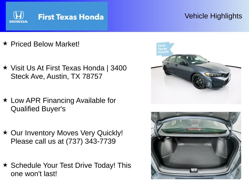 New 2026 Meteorite Gray Metallic Honda Sport image 5