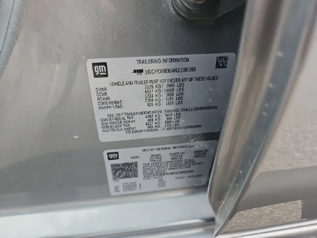 Used 2024 Sterling Gray Metallic Chevrolet Custom image 29