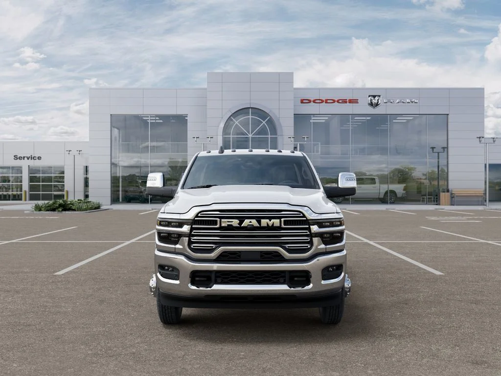 New 2026 Bright White Clear-Coat Exterior Paint RAM Laramie image 7