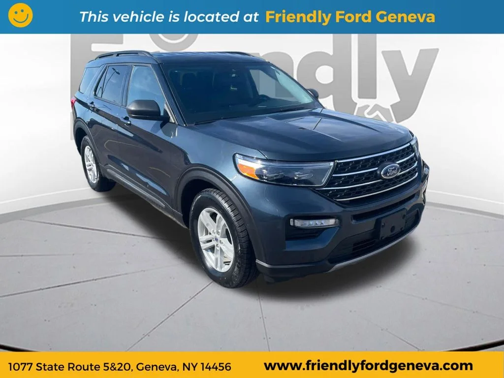 Used 2024 Stone Blue Metallic Ford XLT image 3