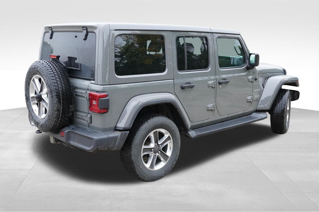 Certified Used 2020 Gray Jeep Unlimited Sahara image 3