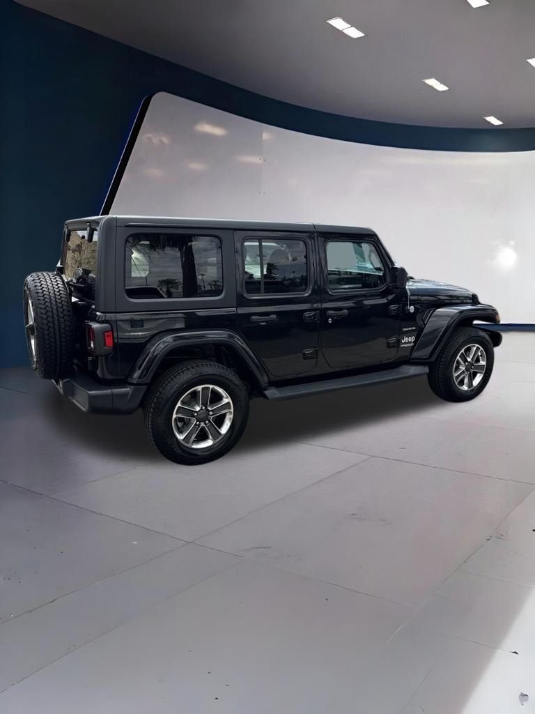 Used 2019 Black Jeep Unlimited Sahara image 2