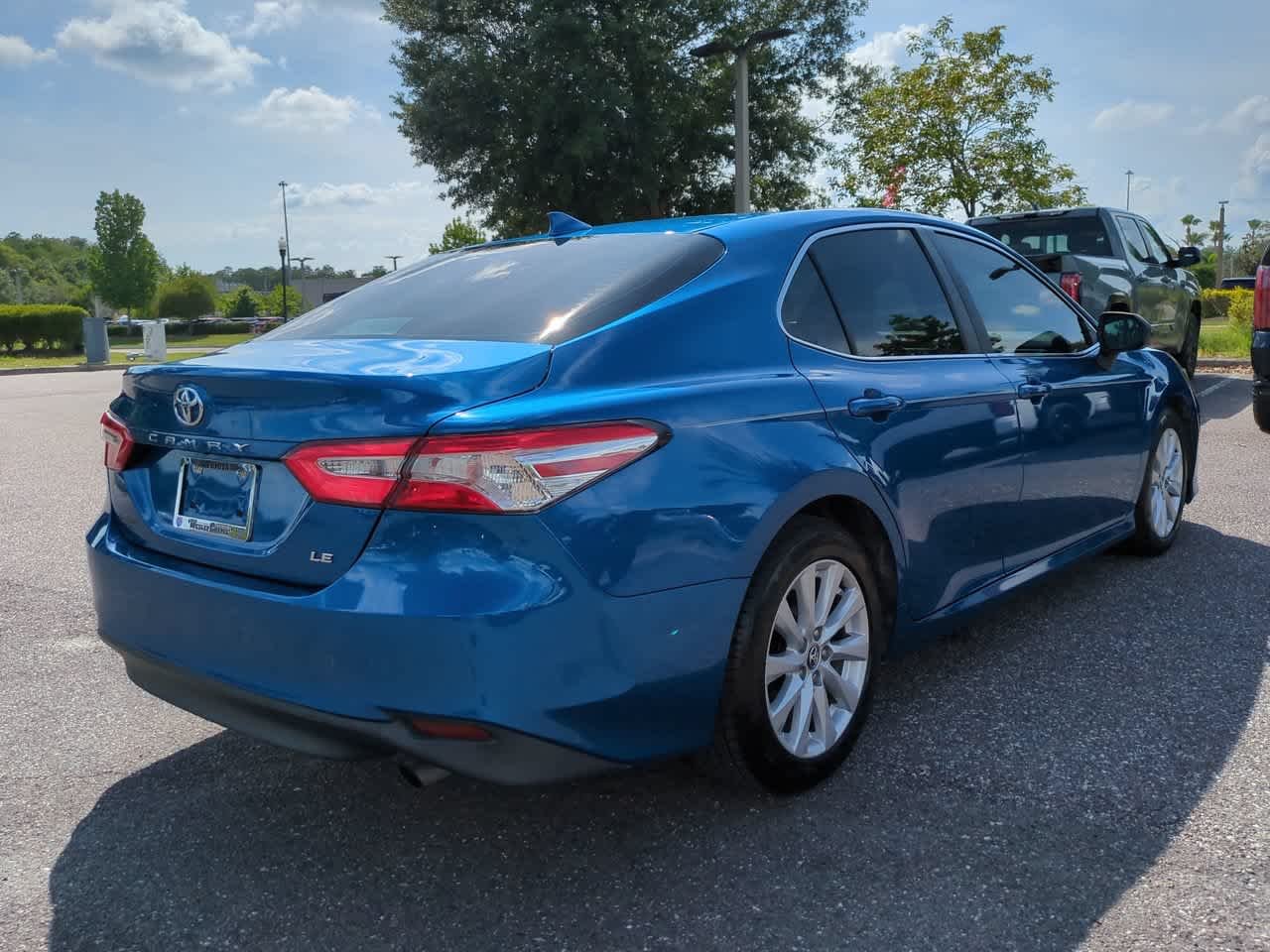 Certified Used 2020 Blue Streak Metallic Toyota LE image 6