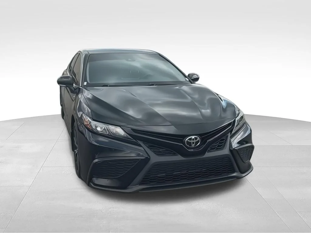 Used 2021 Black Toyota SE image 3