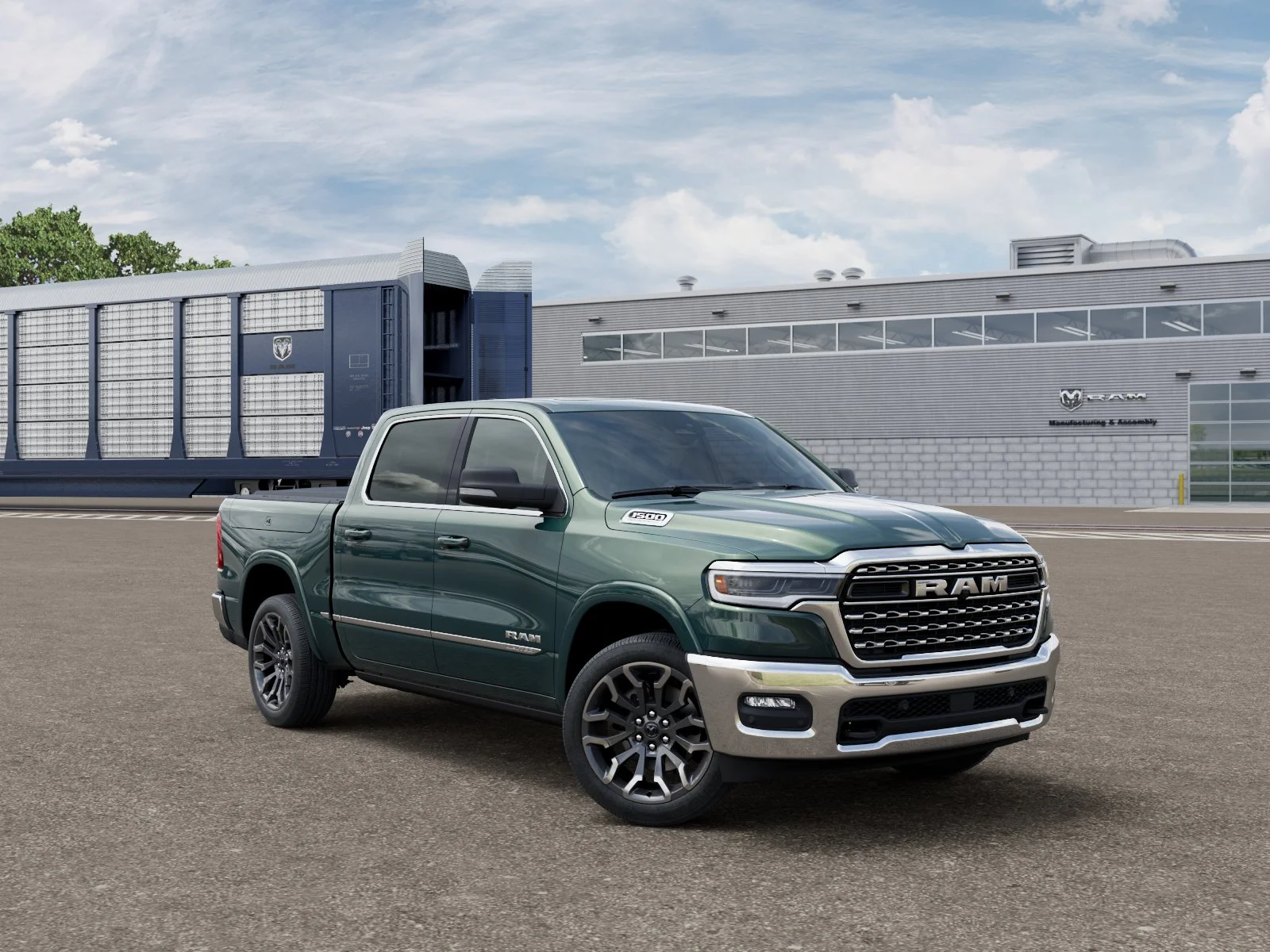 New 2027 Serrano-Green Metallic Exterior Paint RAM Limited image 3