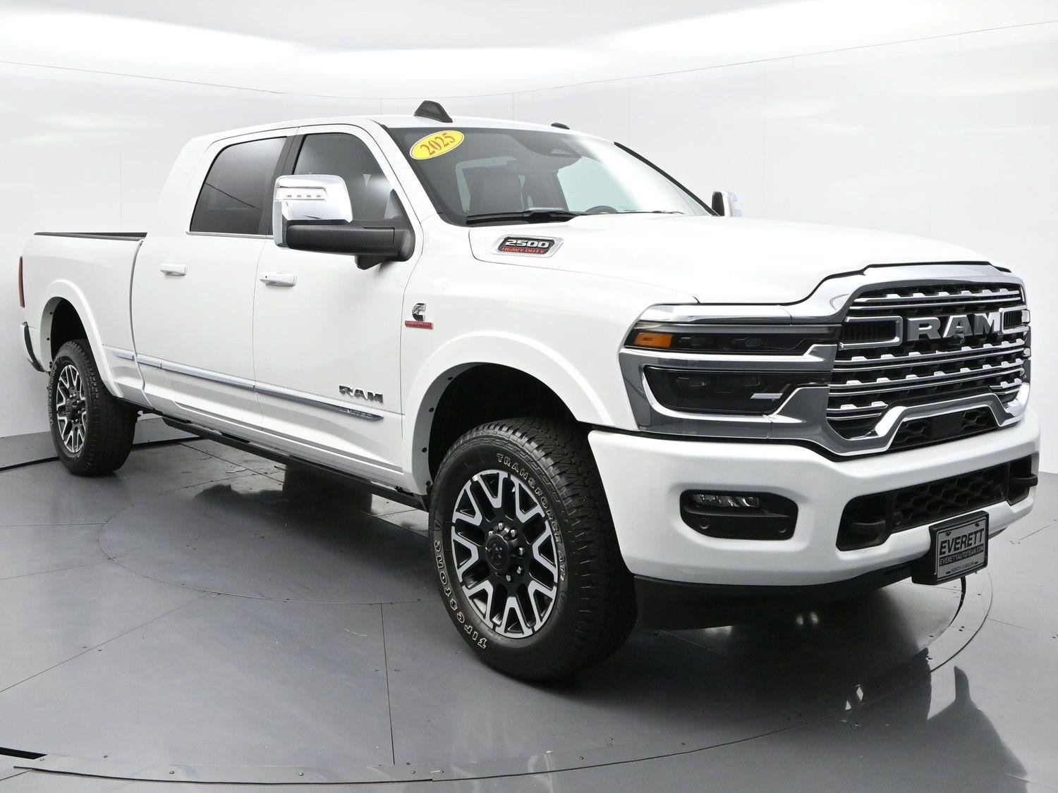 Used 2025 Bright White Clearcoat Ram Limited image 2