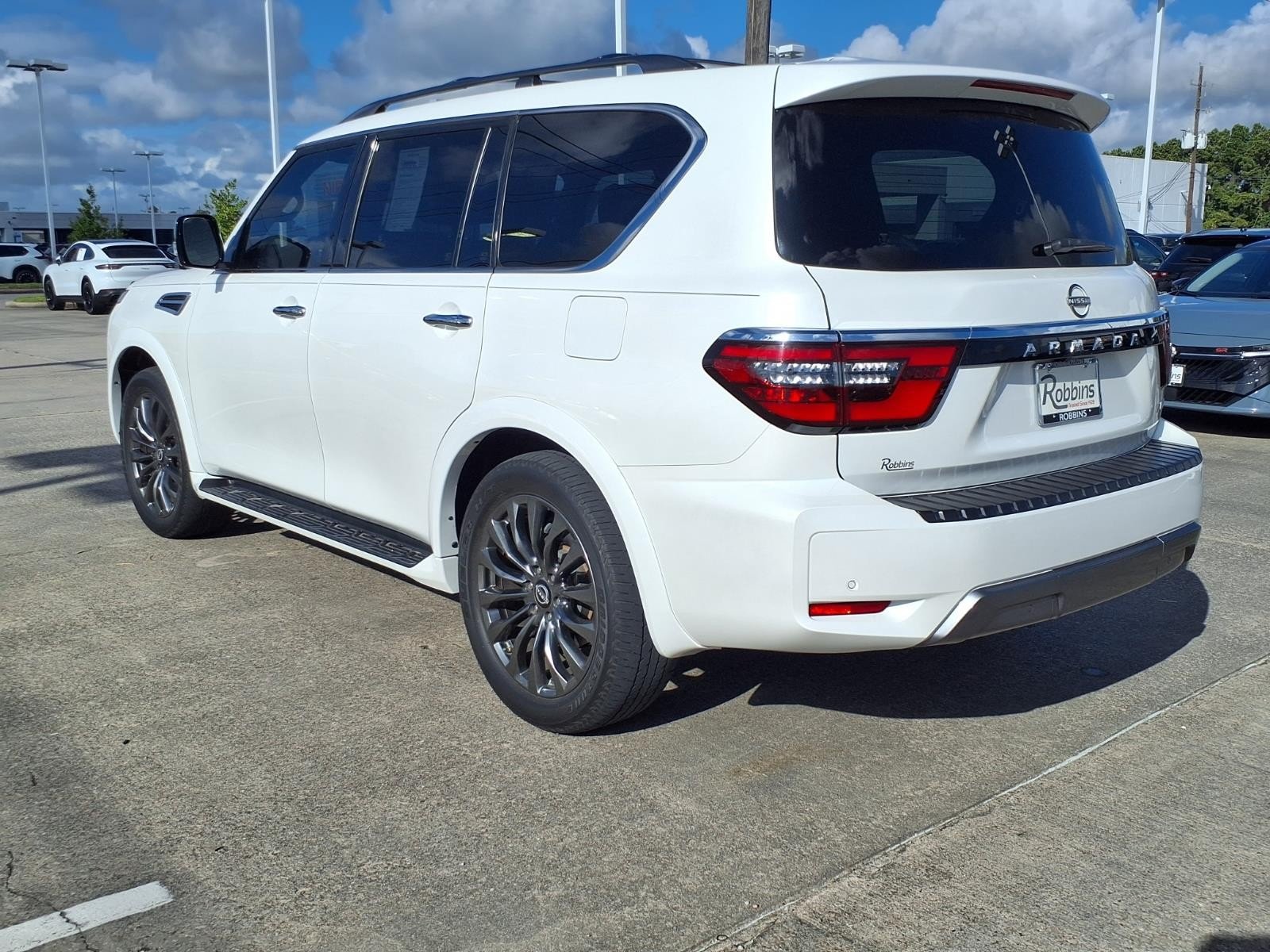 2022 Nissan Armada Platinum White at Price LeBlanc Nissan