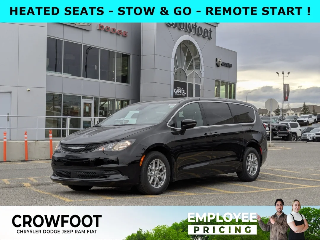 New 2026 Black Chrysler SXT - - FWD - Power Liftgate - Power Sliding Doors - Leather & More! image 1
