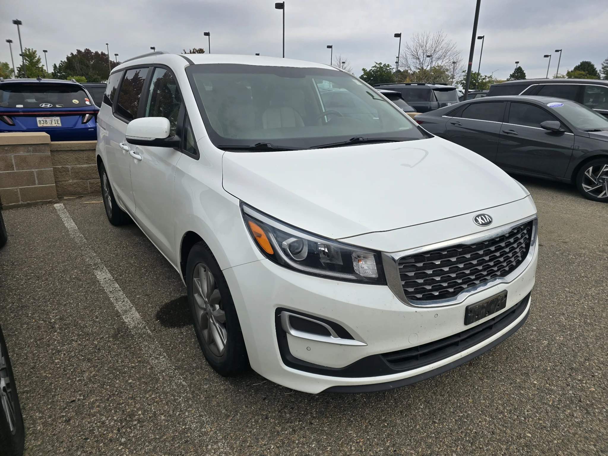 Used 2020 Snow White Pearl Kia EX image 8