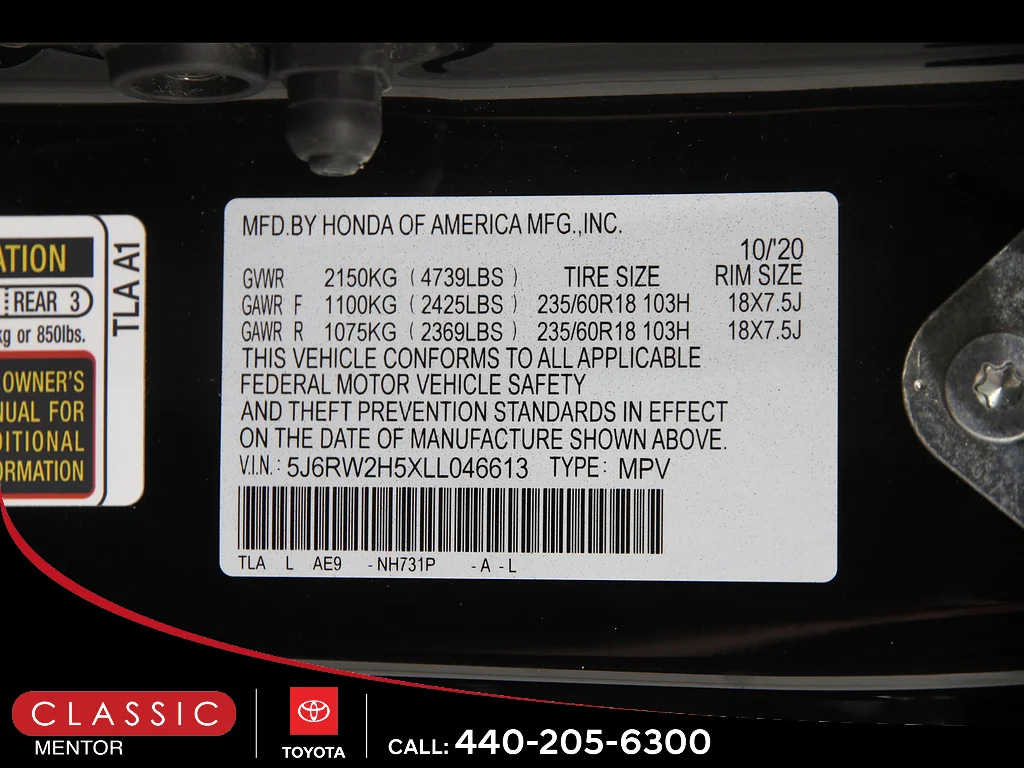 Used 2020 BLACK Honda EX image 23