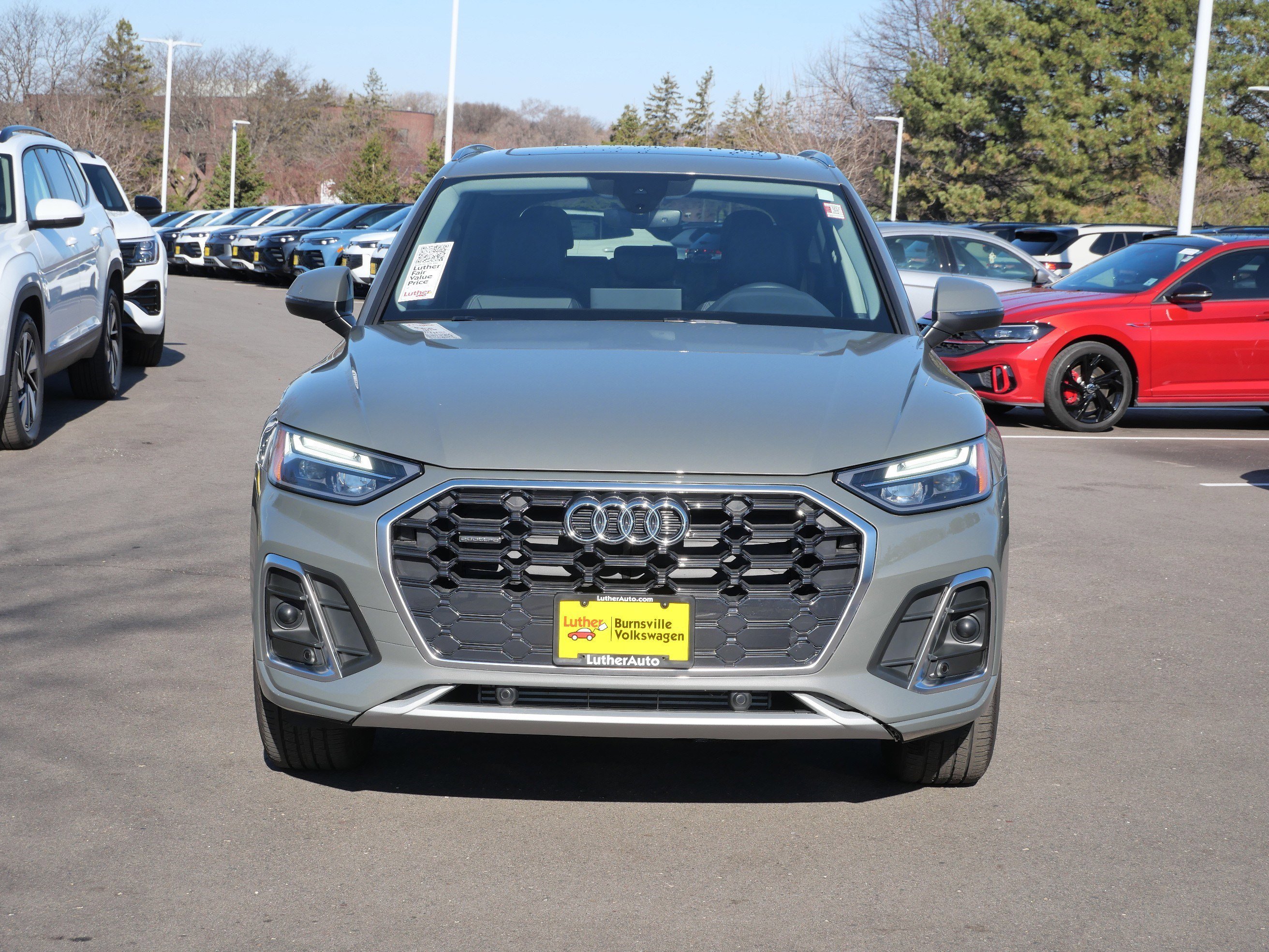 Used 2023 Audi Q5 Premium with VIN WA1GAAFY7P2015182 for sale in Burnsville, Minnesota
